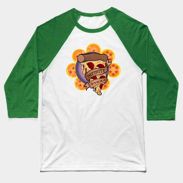 Infinite pizza Baseball T-Shirt by Sunwutreasurex5